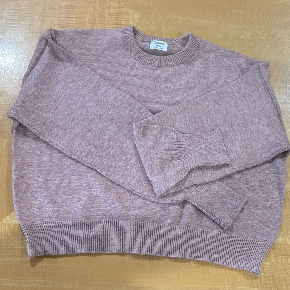 Cotton On Dusty Pink Knit Sweater